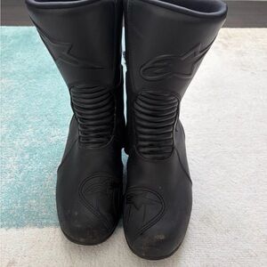 Alpinestars Black Moto Booys